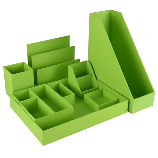 Heiße Verkäufe Büroprodukt Exquisites multifunktionales Büro-Heim-Desktop-Organizer-Set mit 2 Ebenen, Schubladenbox, Aktenhalter, Stifthalter, Federmäppchen, Schreibwaren-Set