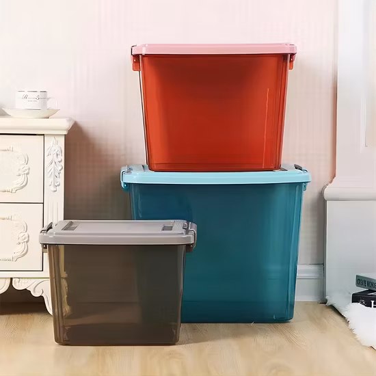 China Factory Kids Großhandel tragbare durchsichtige PP-Kunststoff-Aufbewahrungsbox für Schreibwaren, Federmäppchen und Stiftbox